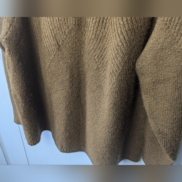 VIOLETA By MANGO Plus Size Crewneck Women Size XXL Brown Color Soft - Picture 3 of 10